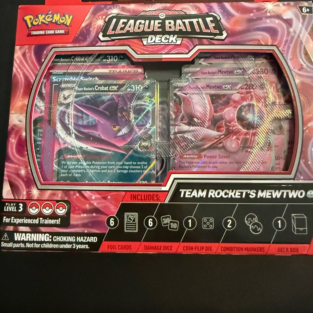 Pokemon Team Rocket's Mewtwo EX battle Deck
